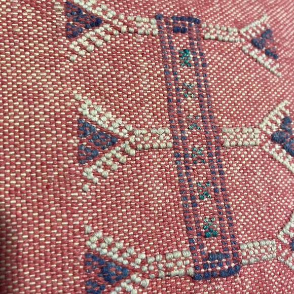 Turkish kilim pillow pink - Picture 4 of 5